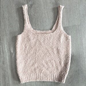 Skims boucle Pink Sleeveless tank Top